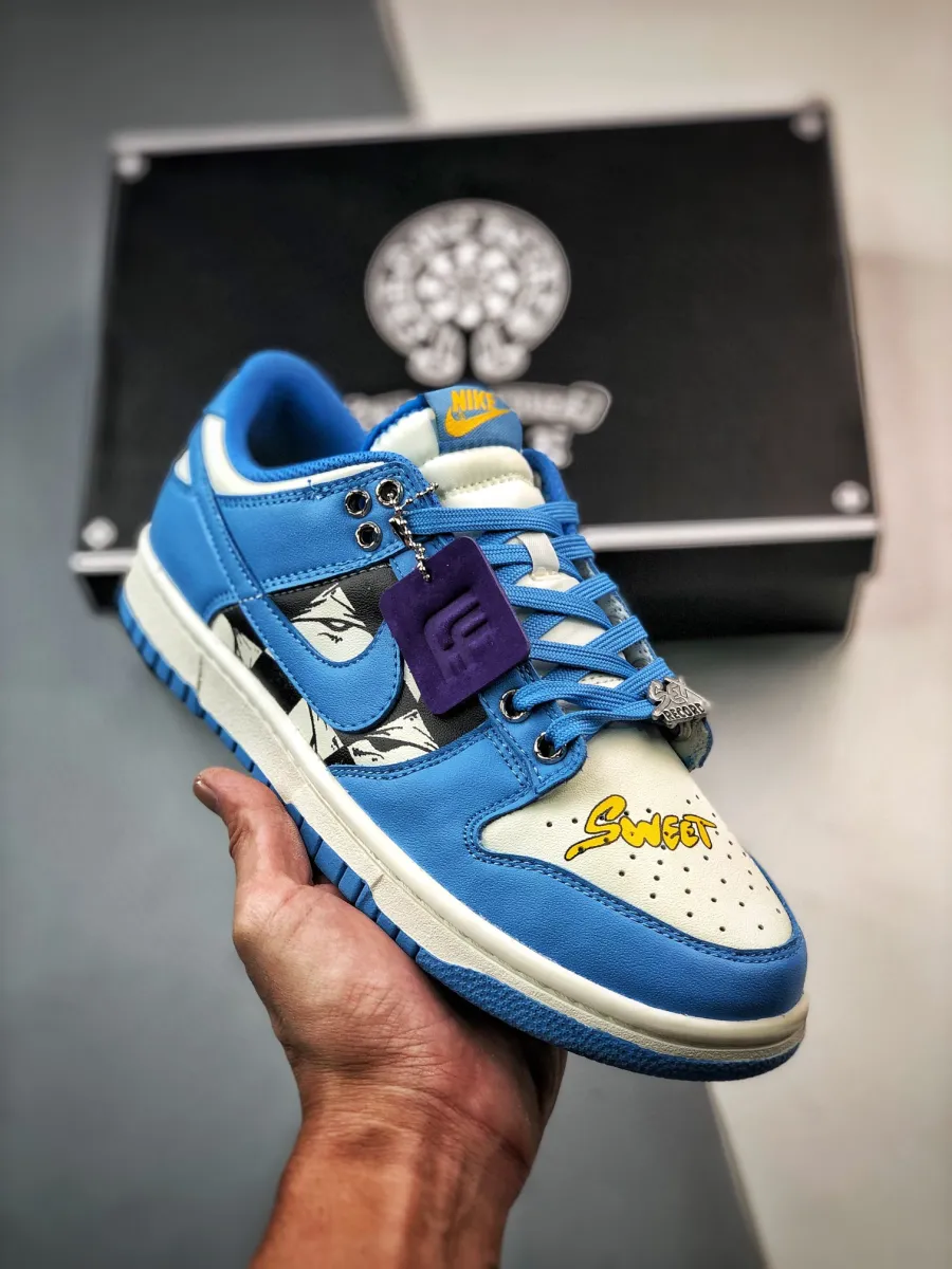Custom Nike Dunk Low Sail/Coast/University Gold - coast gold dunks