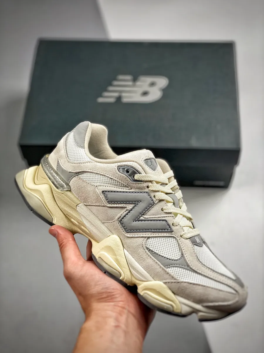 New Balance 9060 White/Silver-Cream