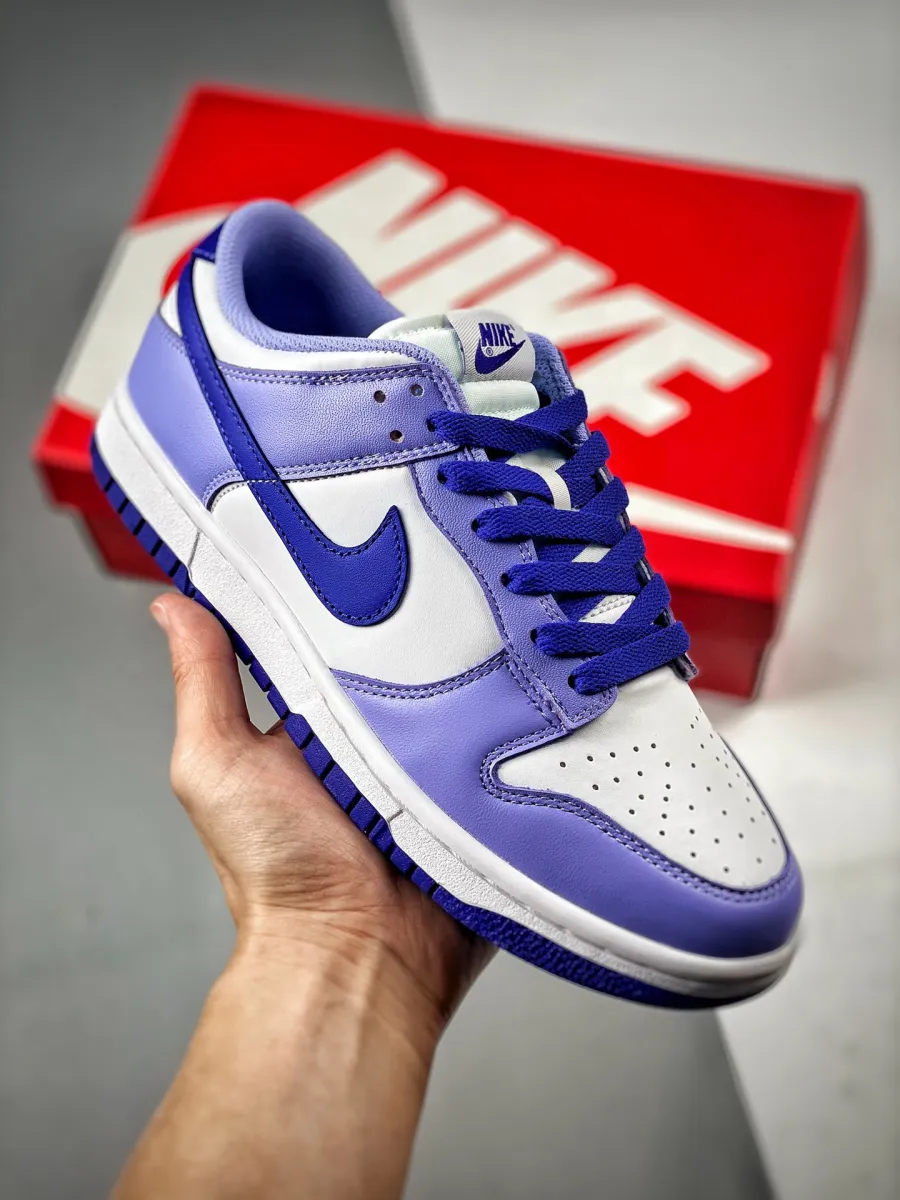 Nike Dunk Low GS 'Blueberry' White/Purple nike dunk blueberry
