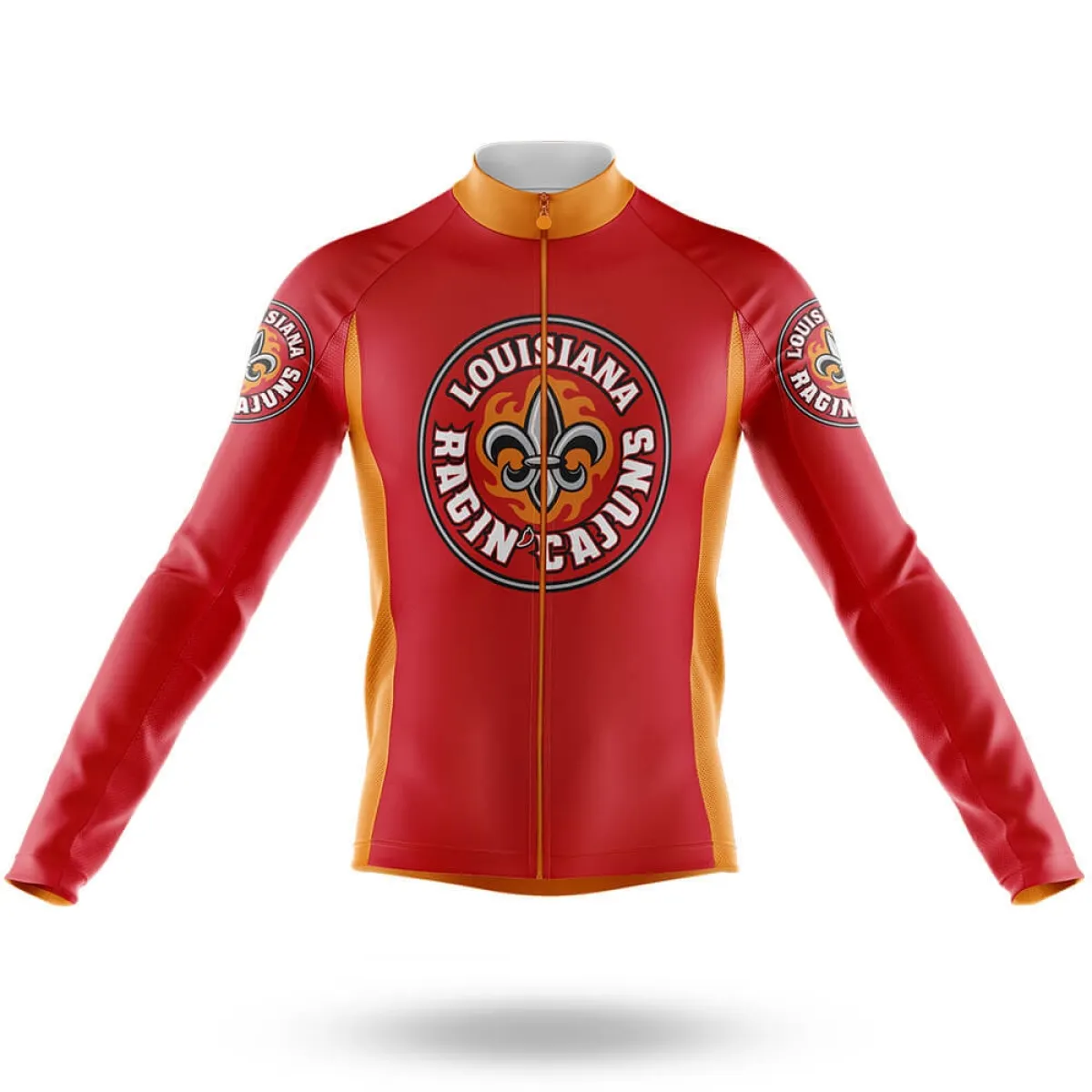 Ragin Cajuns Long Sleeve Cycling Jersey Only Brand New