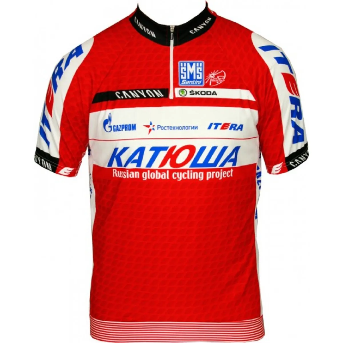 Katusha 2012 Radsport-Profi-Team - Short Sleeve Jersey