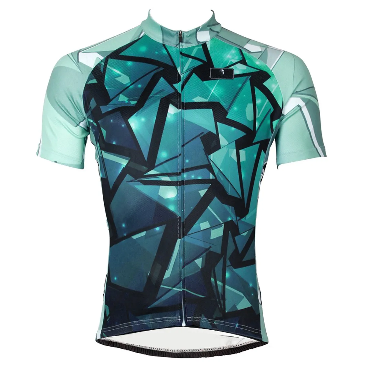 ILPALADINO Green Glass Men's Professional MTB Cycling Jersey Breathable and Quick Dry Comfortable Bike Shirt for Summer NO.517