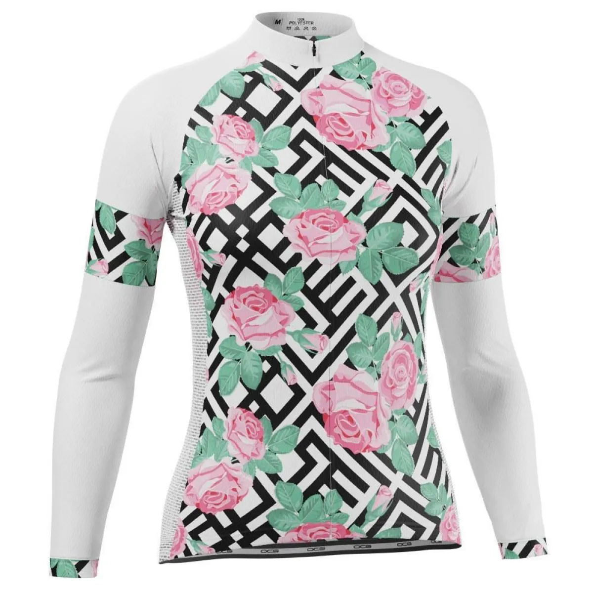 Women's Floral Maze Long Sleeve Cycling Jersey Online