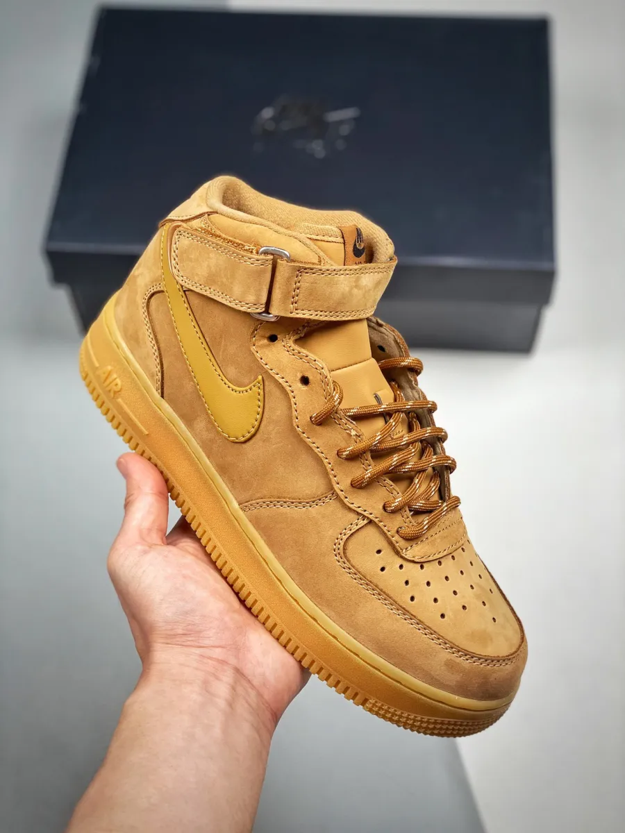 Nike Air Force 1 Mid Wheat DJ9158-200 / af1 flax