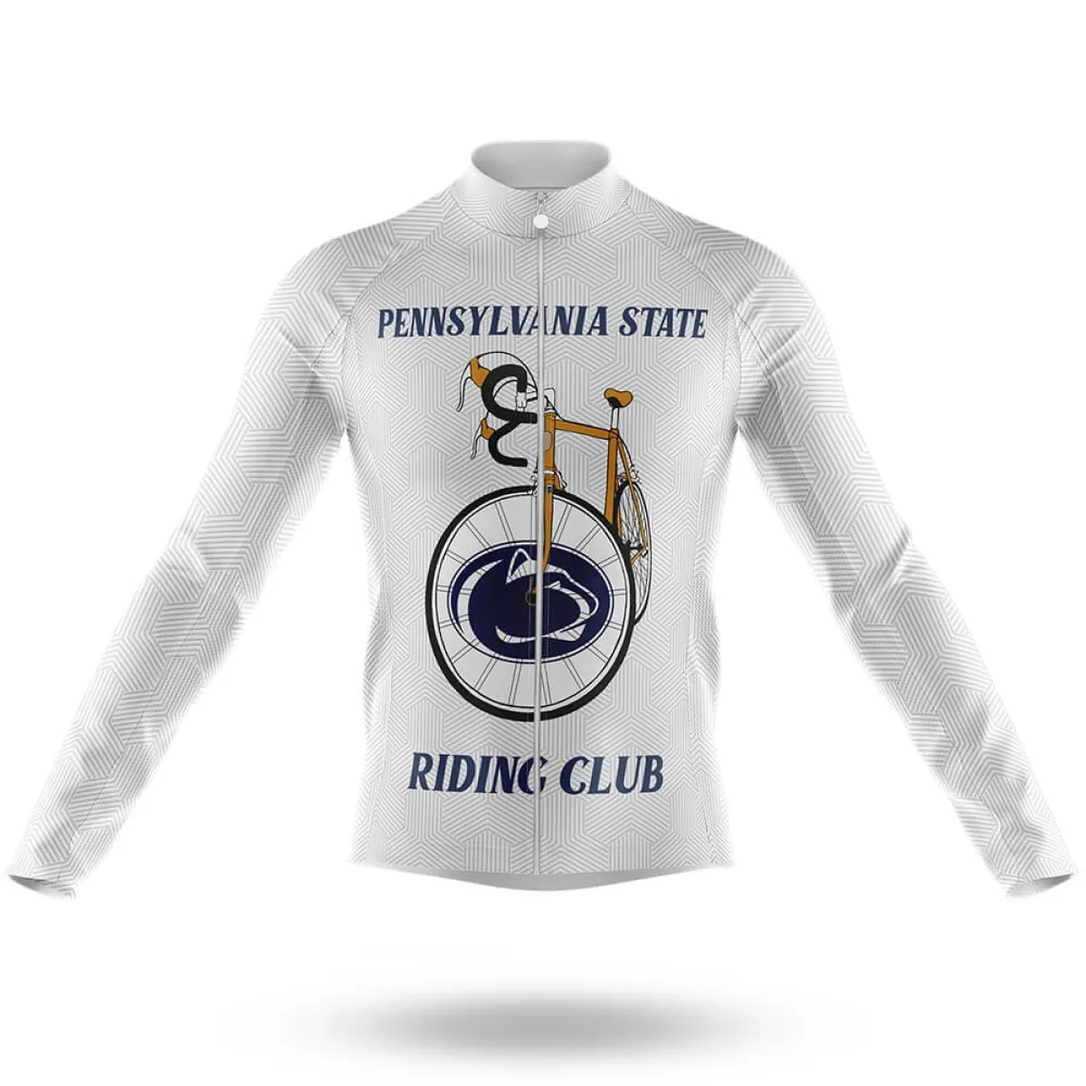 Classic Pennsylvania State Uni Long Sleeve Cycling Jersey Only