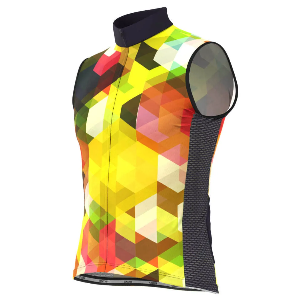 Men's Mosaic Sleeveless Cycling Jersey Mens Sleeveless Cycling Jersey