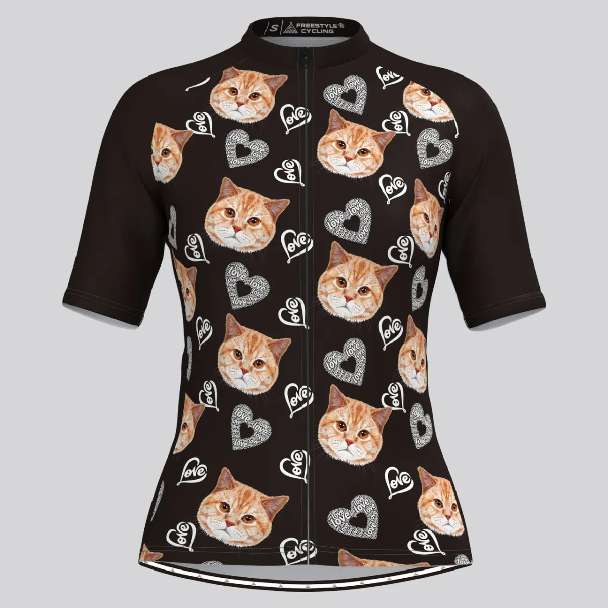 Custom Cat Face V4 Women's Jersey-Black New Releases