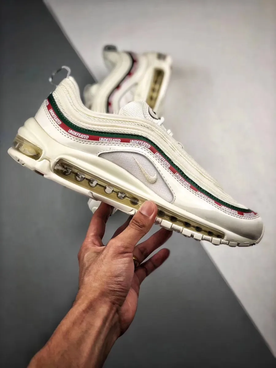 Undefeated X Nike Air Max 97 OG Sail White AJ1986-100 Brand New
