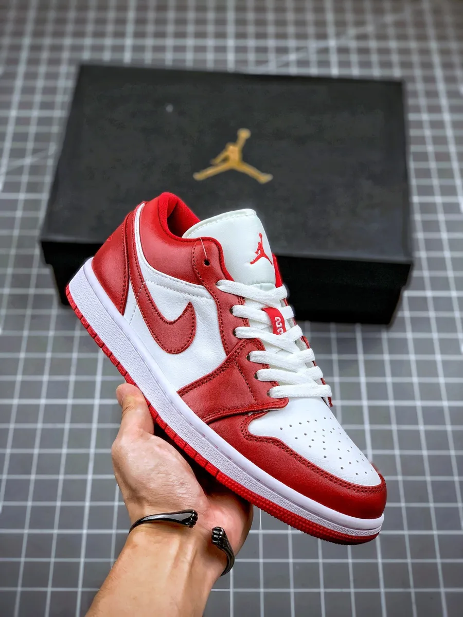 Air Jordan 1 Low GYM RED/WHITE AJ1 / red jordan 1 low