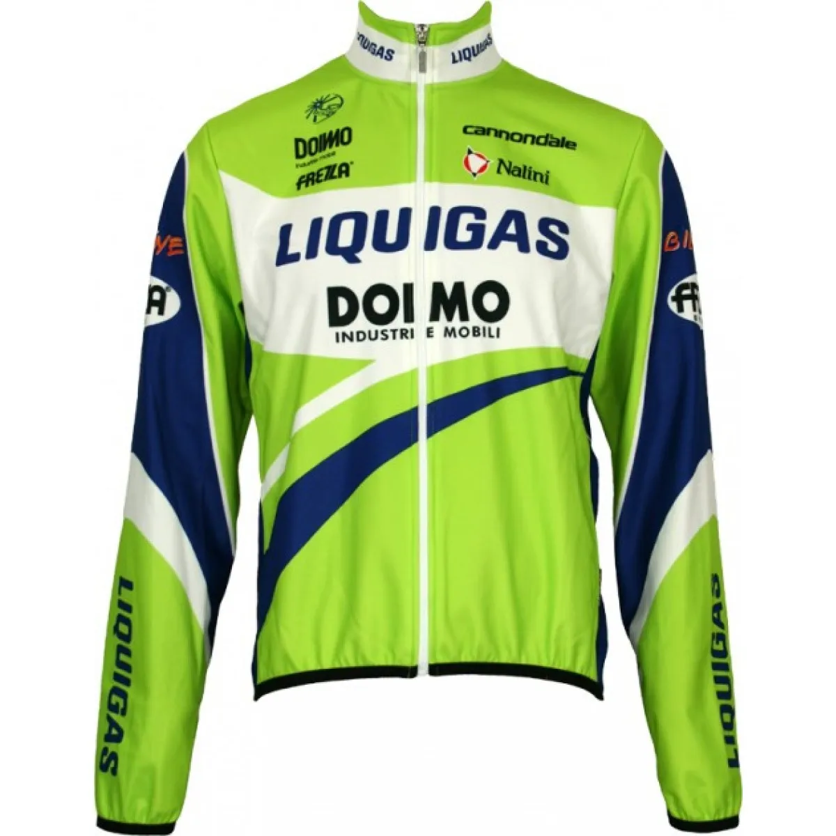 Liquigas 2010 Radsport-Profi-Team Winter Fleece Long Sleeve Jersey
