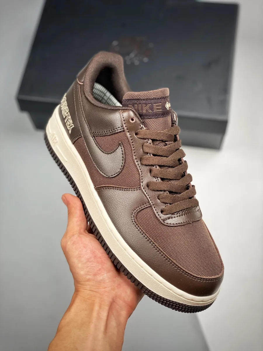 Nike Air Force 1 Gore-Tex Baroque Brown/Team Gold-Sail - air force 1 gore tex brown