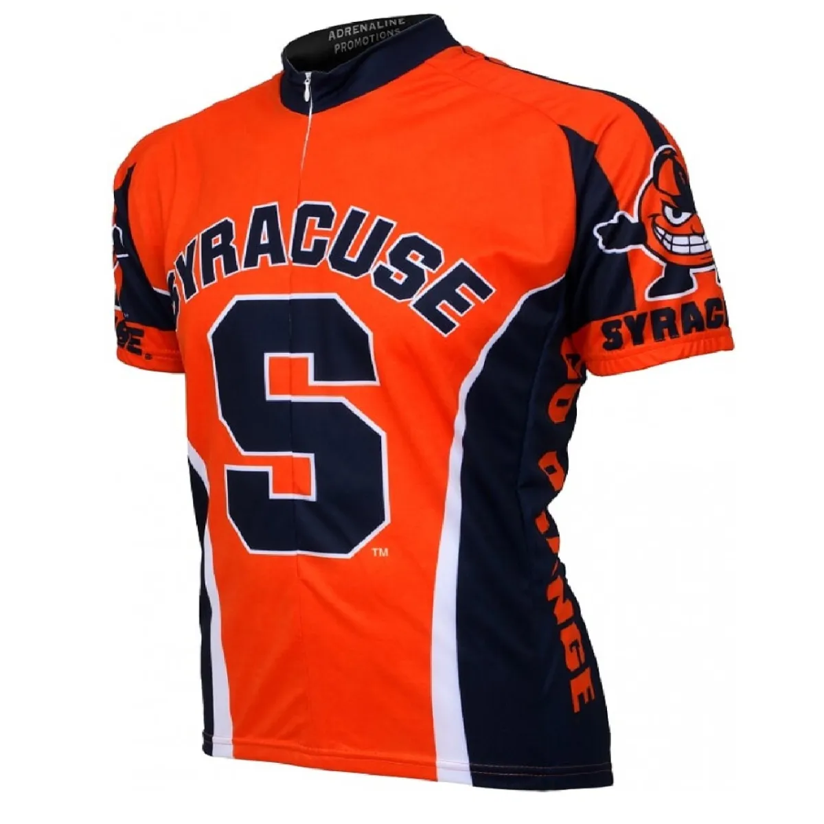 Adrenaline Promo Syracuse University Orangeman 3/4 zip Men's Cycling Jersey Syracuse University Orangemen