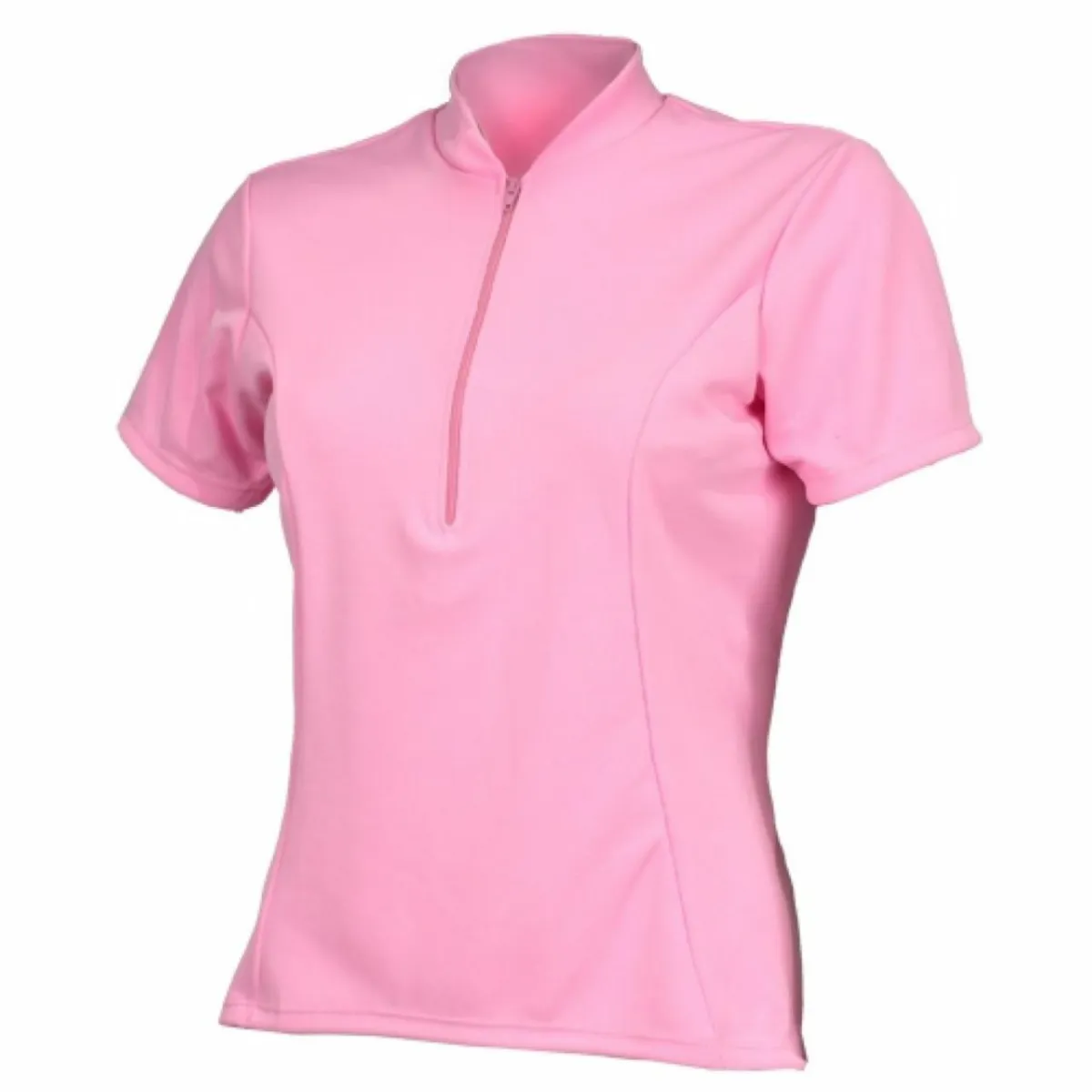 World Jerseys Women's Classic Short sleeve Half zip cycling jersey Light Pink