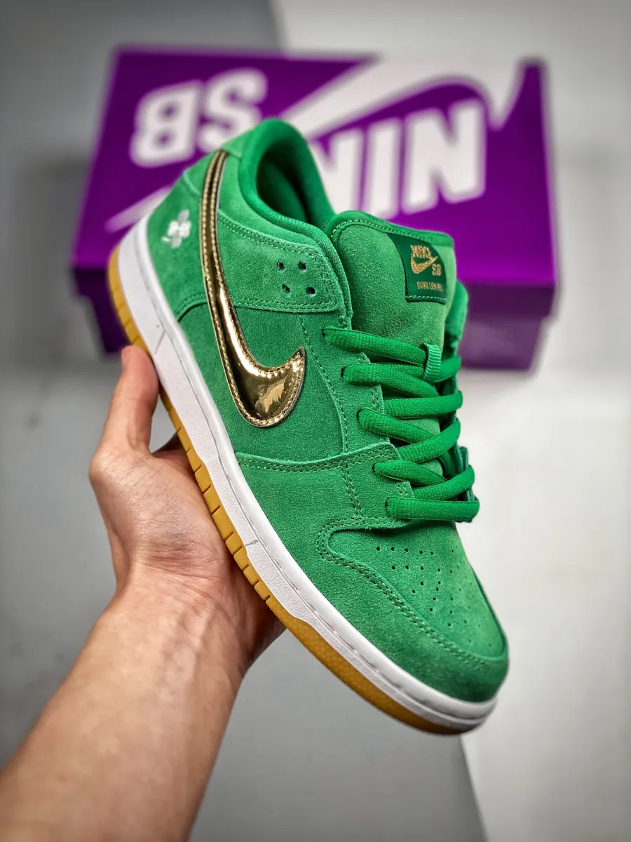 Nike SB Dunk Low 'St. Patrick's Day' Lucky Green/Gold / st patrick's day jordan 1