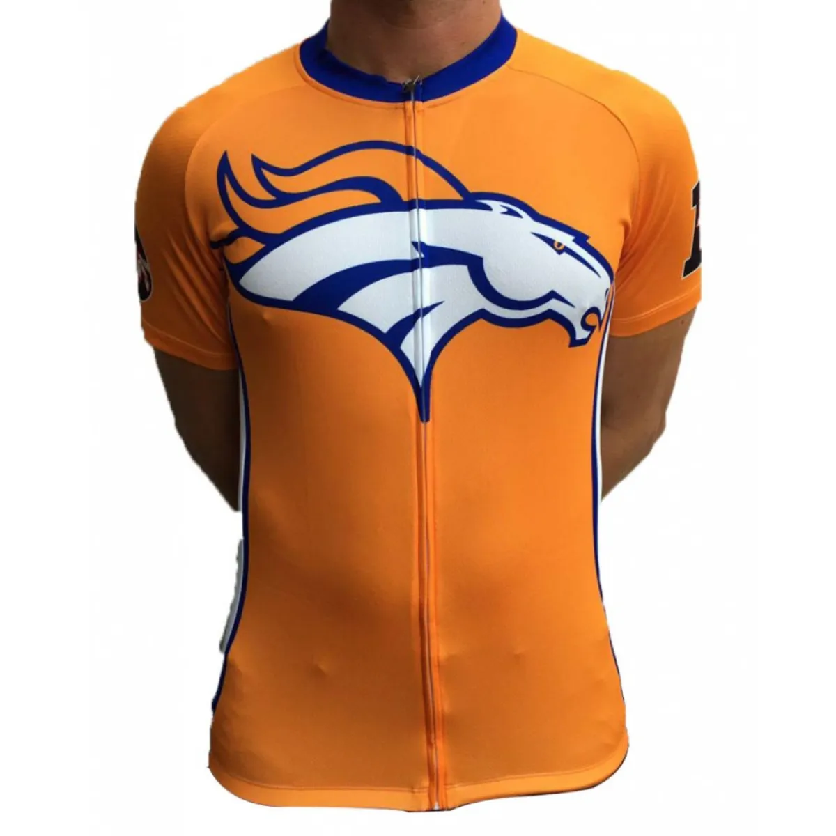 NFL Denver Broncos Short Sleeve Cycling Jersey Z-1905769