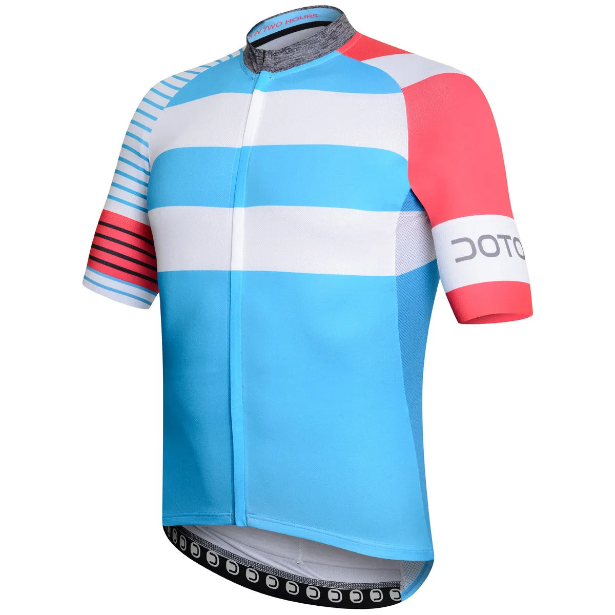 DotOut Huricane Jersey - Light Blue White Outlet