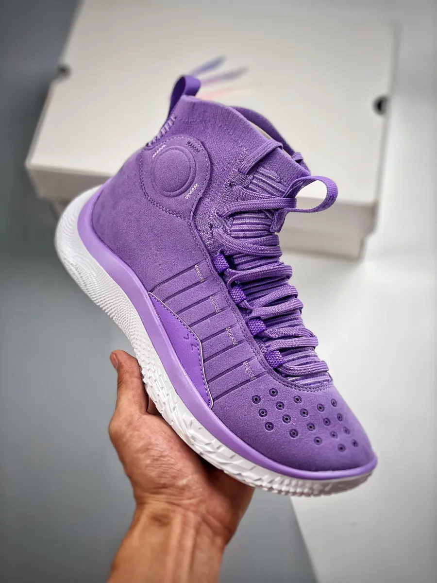 Curry 4 Flotro Vivid Lilac White Curry 4 Flo Tro