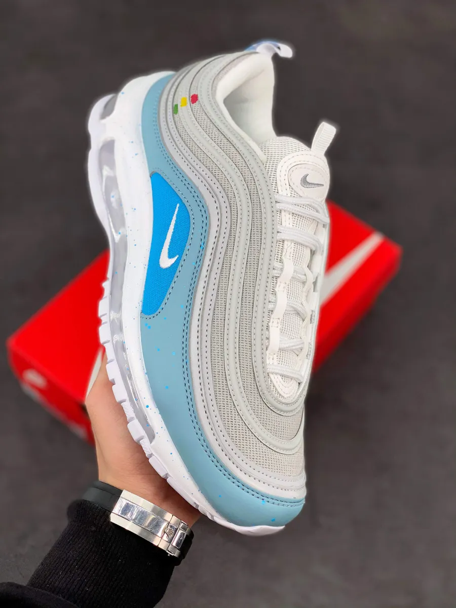 Nike Air Max 97 White Blue Grey Brand New