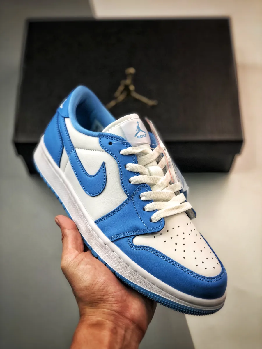 Air Jordan 1 Low Golf 'UNC' White/University Blue Dd9315-100