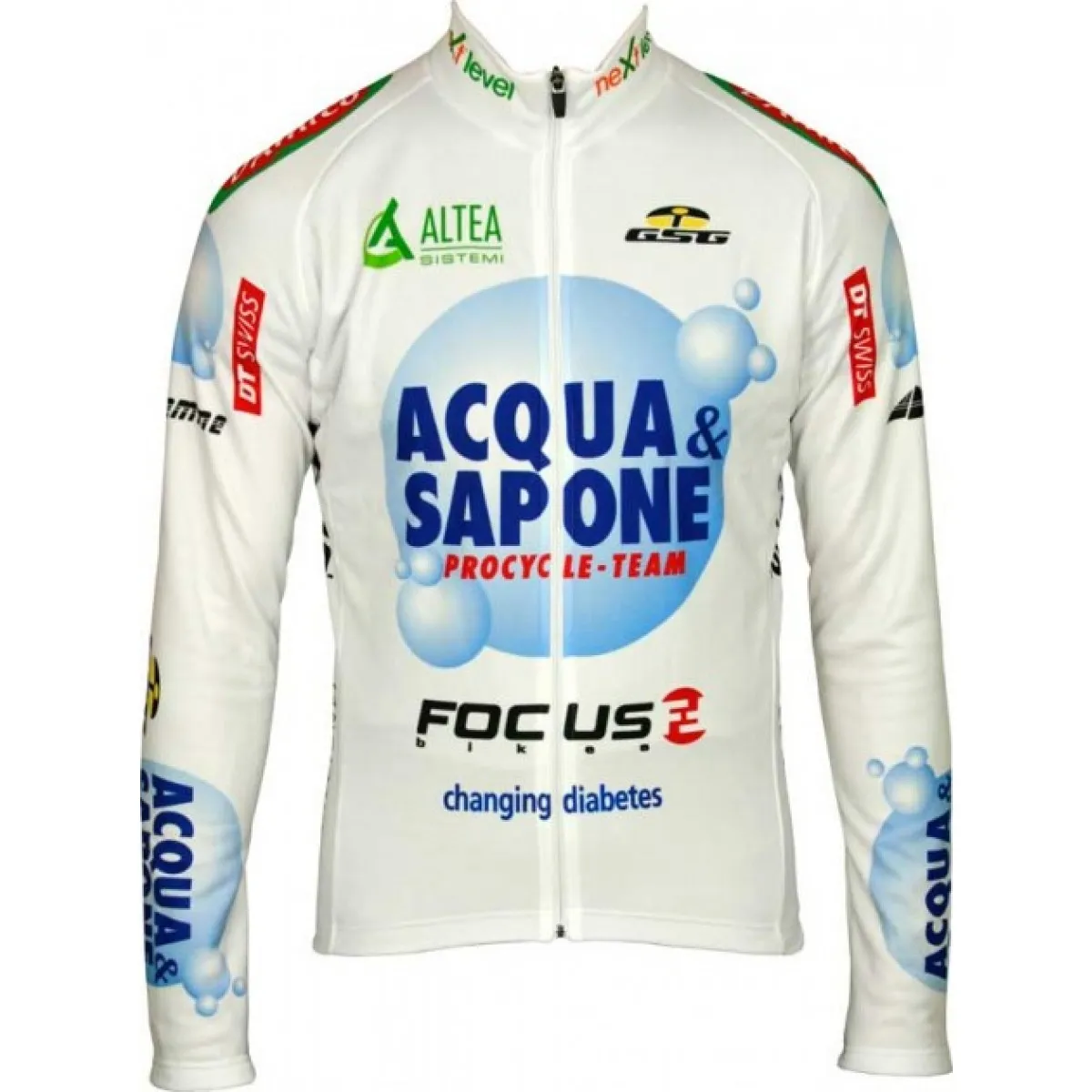 ACQUA & SAPONE 2012 Giessegi Radsport-Profi-Team - Langarmtrikot Long Sleeve Jersey
