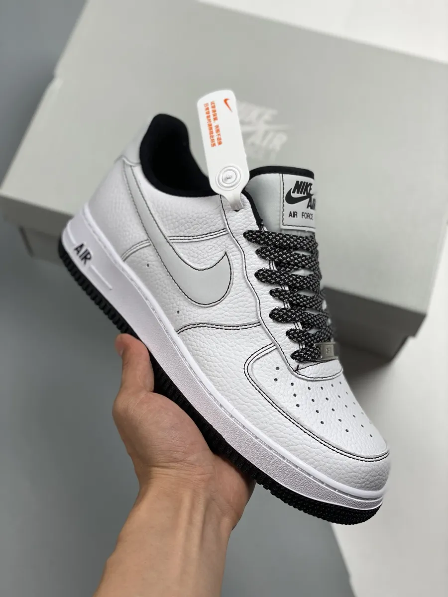 3M x Nike Air Force 1 Low White/Black #air force 1 low '07 lv8 3m