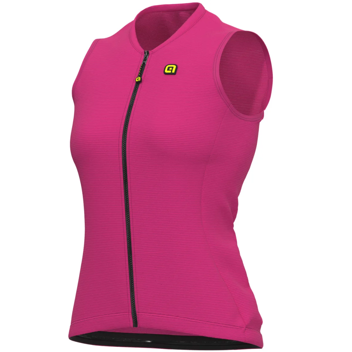 Ale Solid Color Block women sleeveless jersey - Pink fluo L22220444