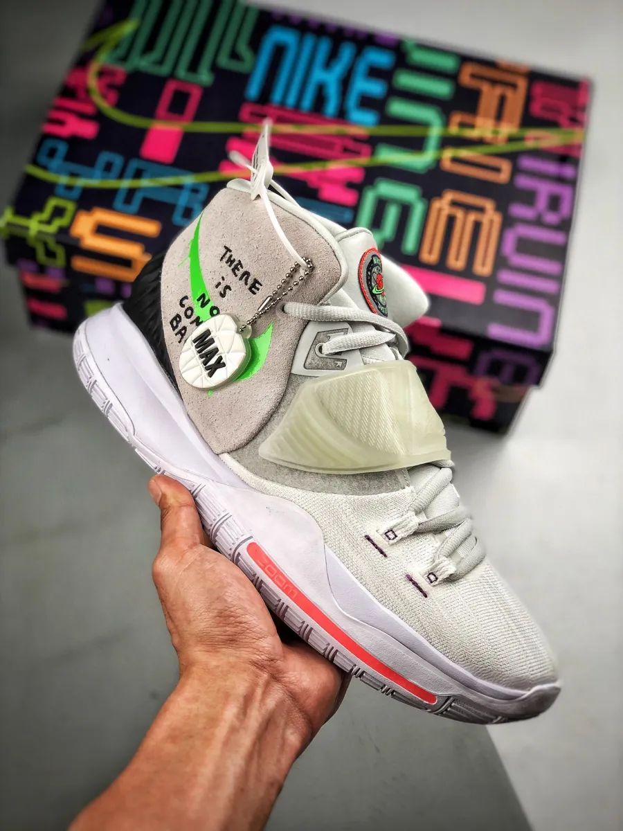 Nike Kyrie 6 'There Is No Coming Back' Photon Dust/Green Strike BQ4631-005 Kyrie 6 There Is No Coming Back