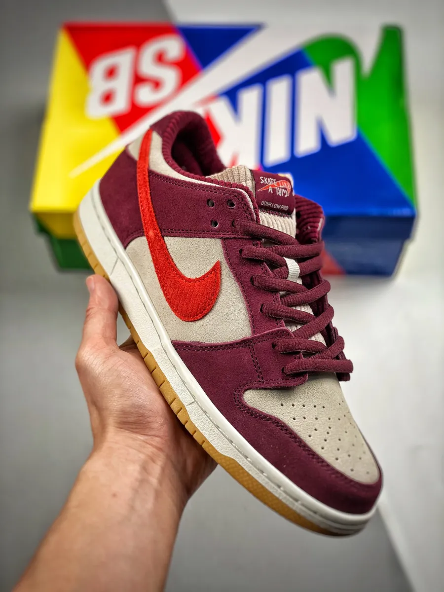 Skate Like a Girl x Nike SB Dunk Low White/Barely Rose-University Red DX4589-600 Nike Skate Like A Girl X Dunk Low Sb Stores