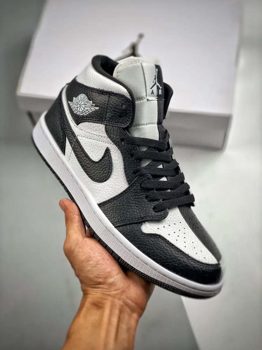 Air Jordan 1 Mid Homage Black White DR0501-101 / air retro 1 high og
