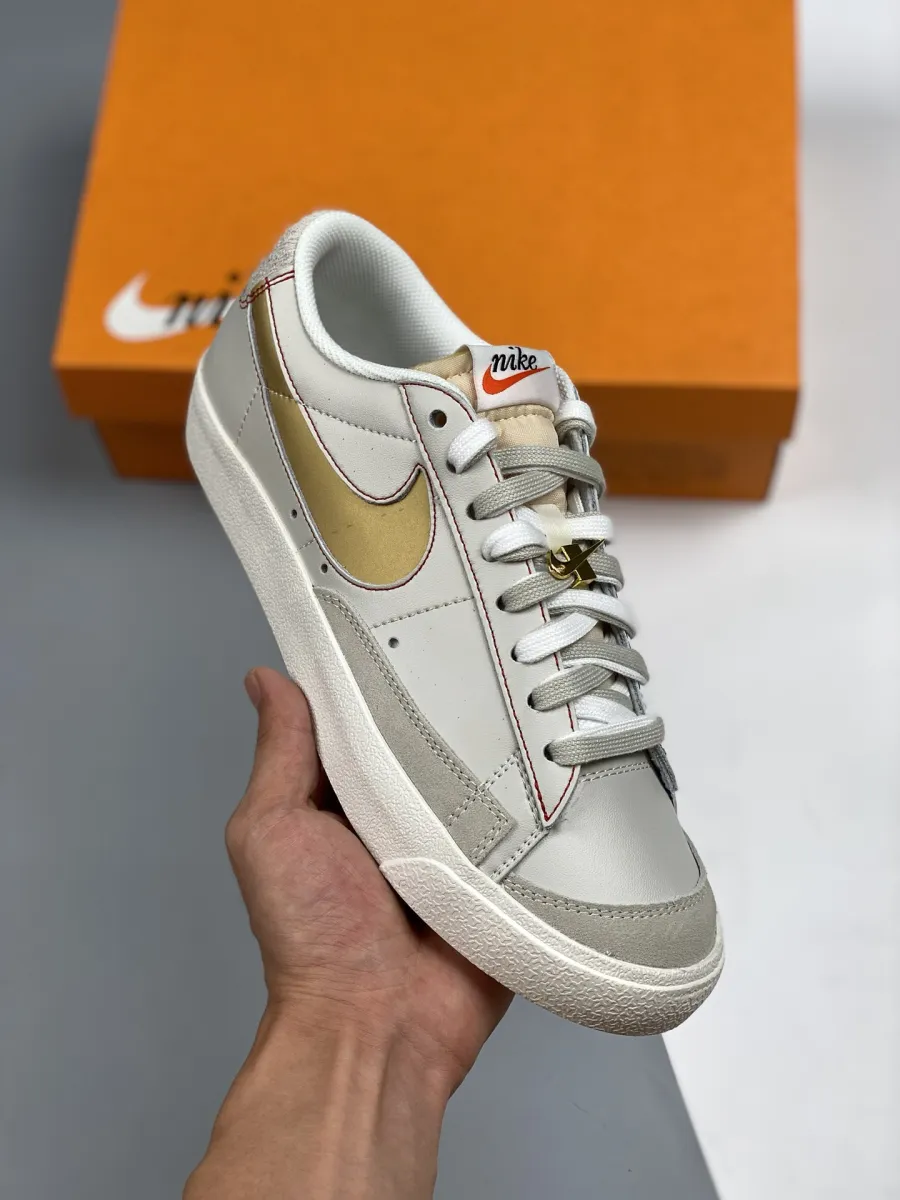 Nike Blazer Low 77 Smoke Grey DH4370-002 - nike blazer grey swoosh