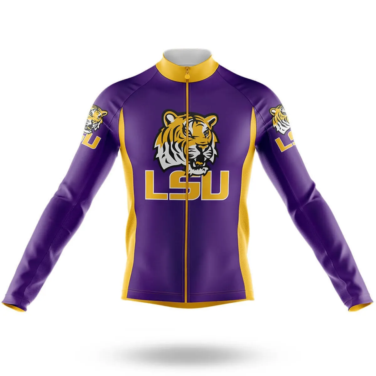 Louisiana State Tigers Long Sleeve Cycling Jersey Only