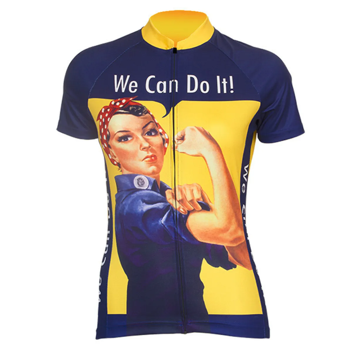 Rosie The Riveter Women's Cycling Jerseys Yellow To Buy