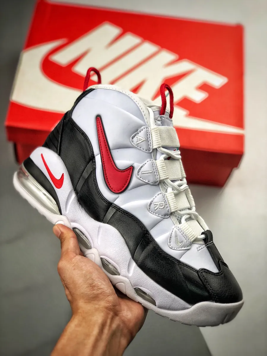 Nike Air Max Uptempo 95 White Red / nike air max uptempo 95 white red black