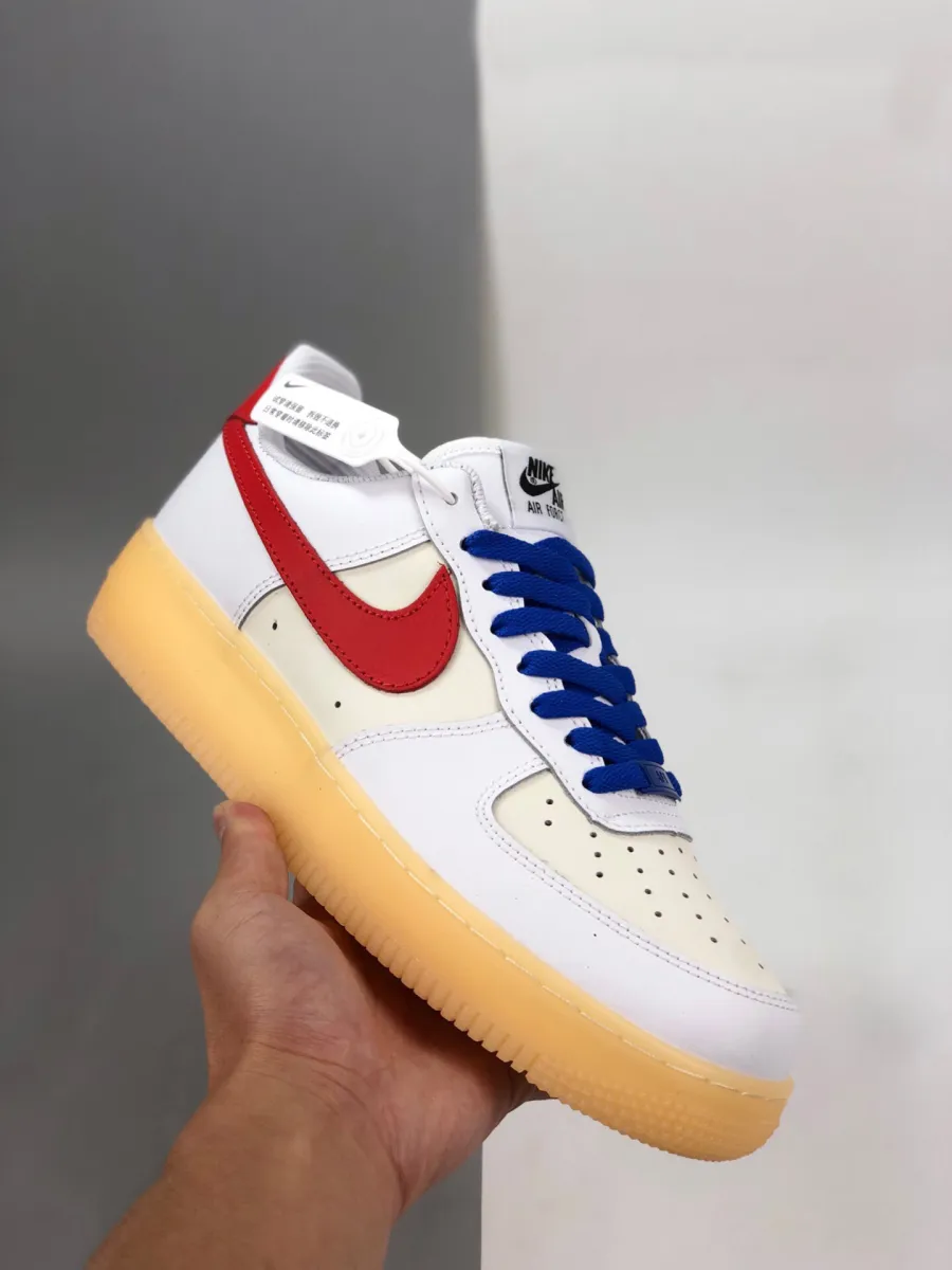 Custom Nike Air Force 1 White/Red Online
