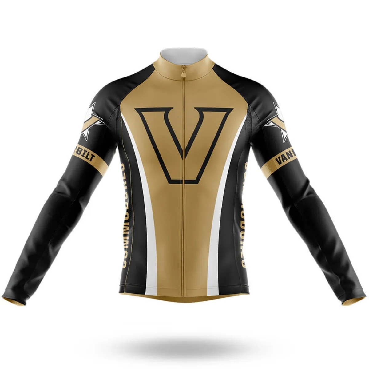 Vanderbilt University Long Sleeve Cycling Jersey Only | vanderbilt bike