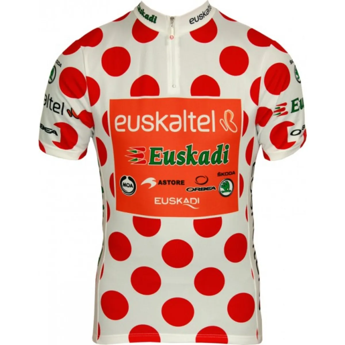 2011 EUSKALTEL Euskadi Bergtrikot MOA Radsport-Profi-Team - Short Sleeve Jersey