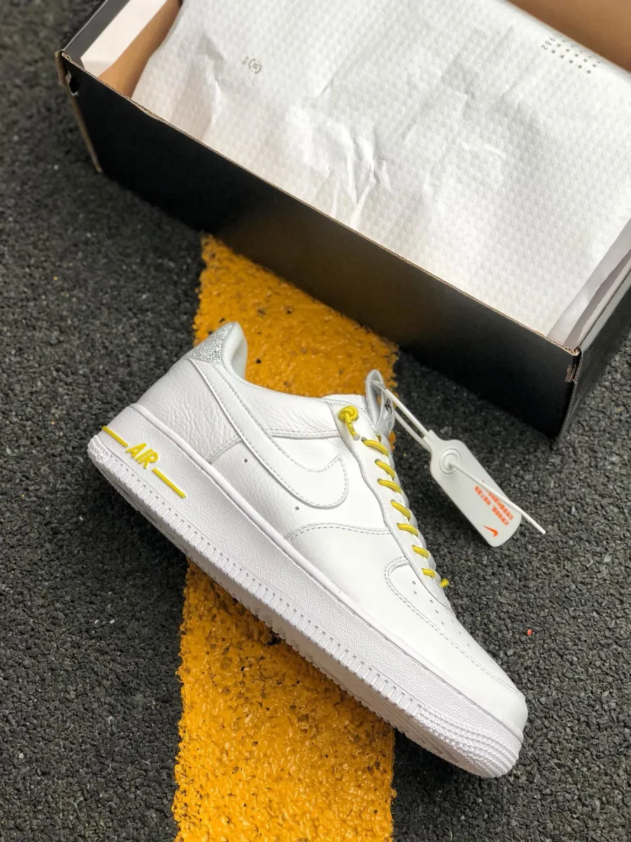 Nike Air Force 1 Lux WMNS 'White/Chrome Yellow' - nike af1 lux