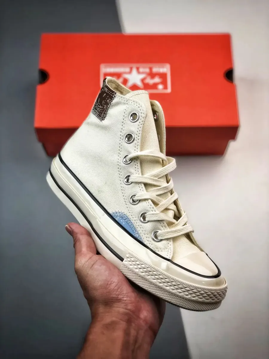 Converse Chuck 70 Crafted Ollie Patch Egret/Lt. Blue/Tawny Owl A04500C