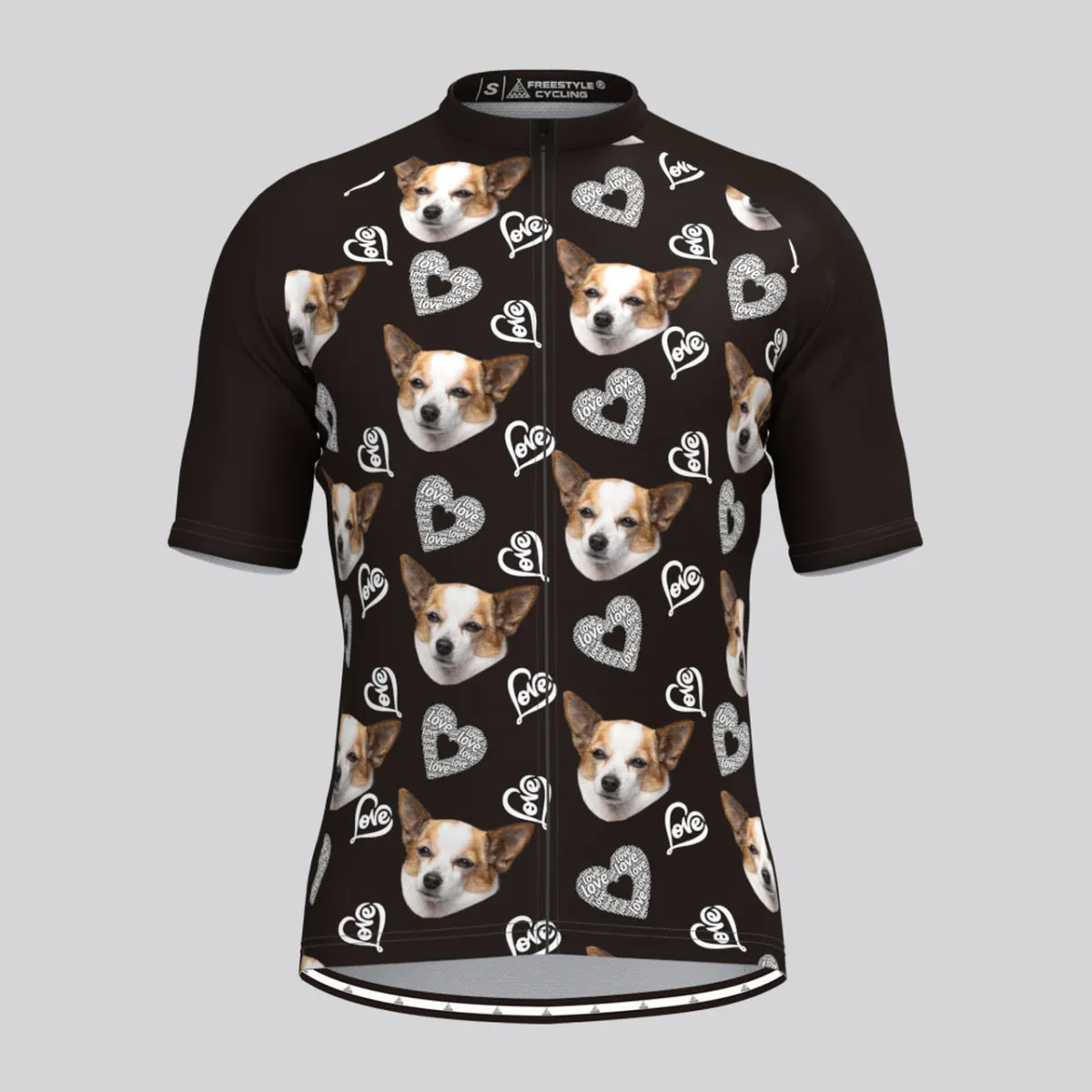 Custom Pup Face V4 Men's Jersey-Black Online