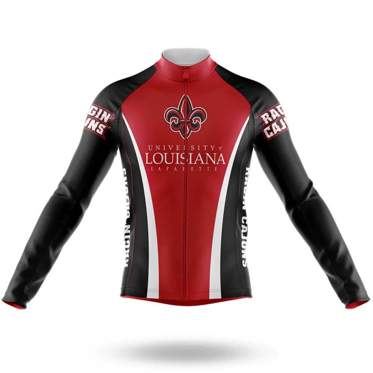 University of Louisiana Lafayette Long Sleeve Cycling Jersey Only