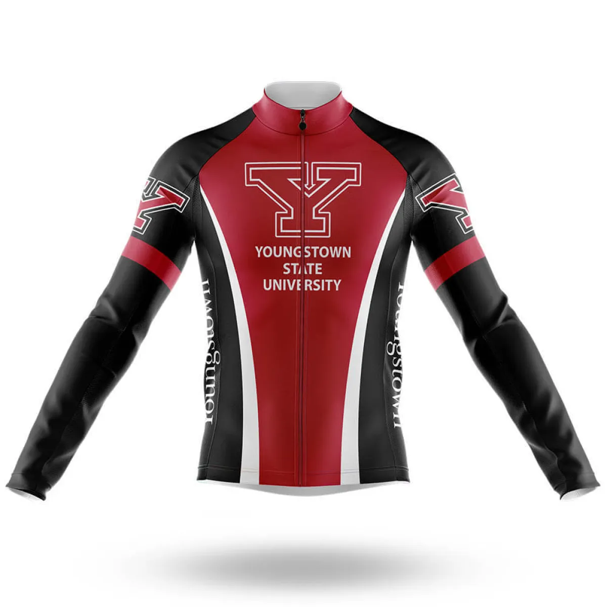 Youngstown State University Long Sleeve Cycling Jersey Only