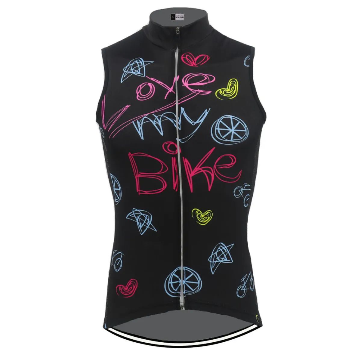 Love My Bike Women's Sleeveless Cycling Jersey For Sale