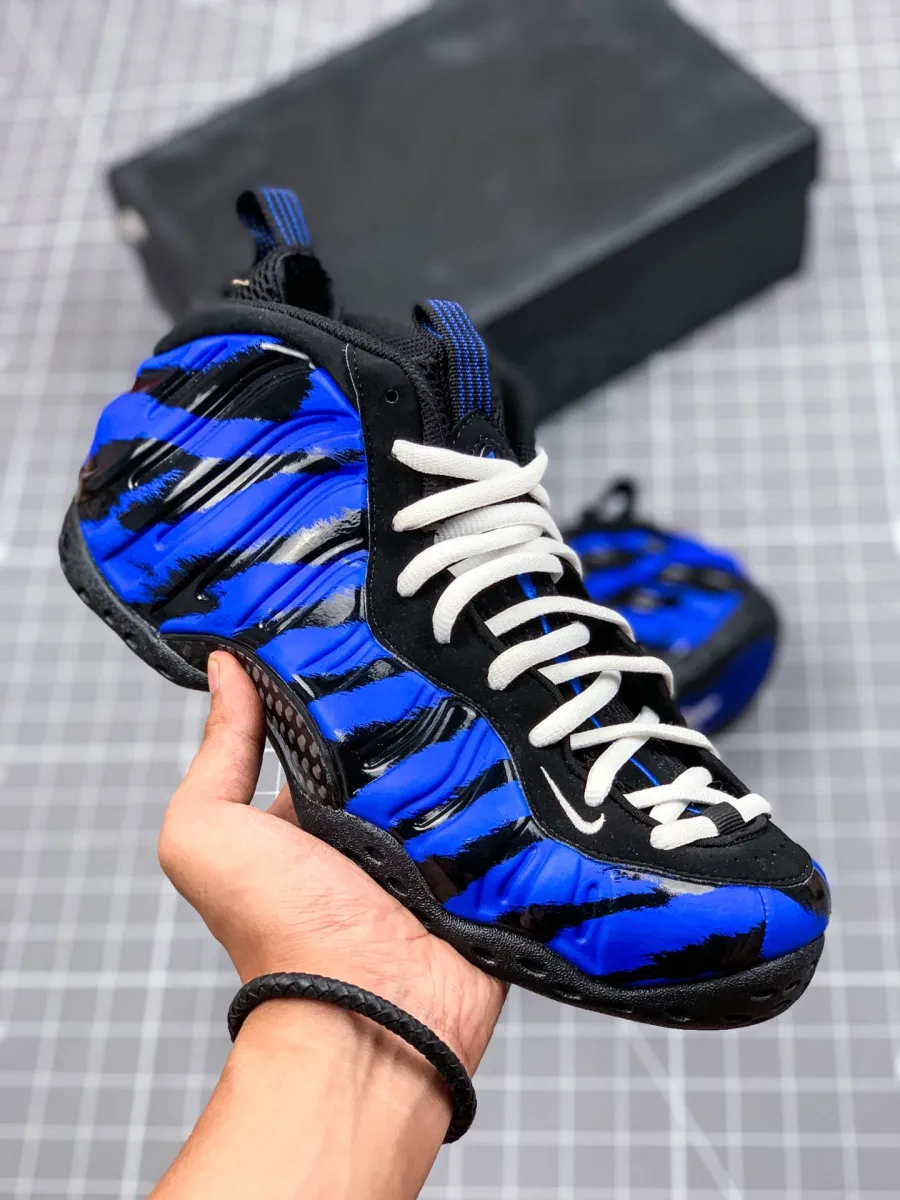 Nike Air Foamposite One 'Memphis Tigers' Racer Blue/White-Black / memphis tigers foamposites