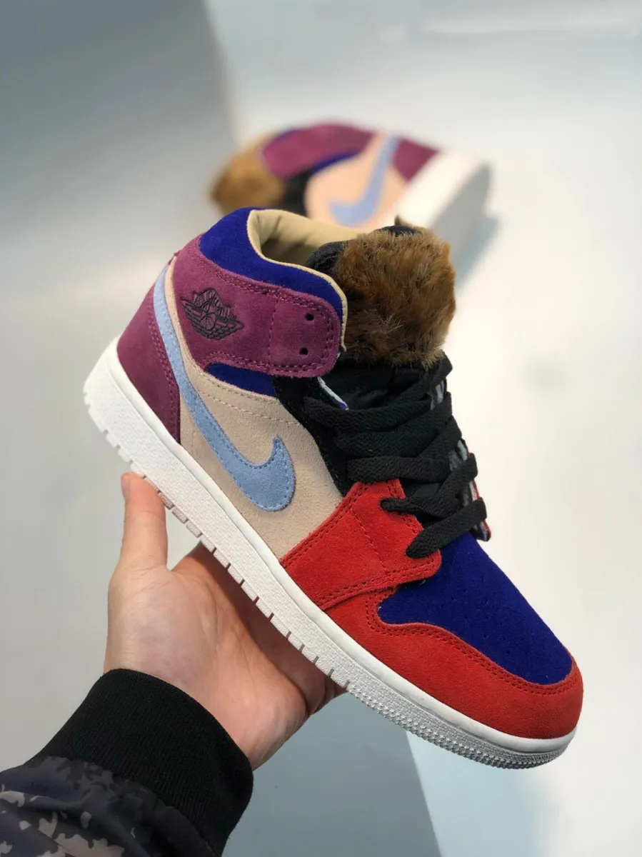 Aleali May x Jordan 1 Retro High Viotech Womens BV2613-600 - aleali may jordan