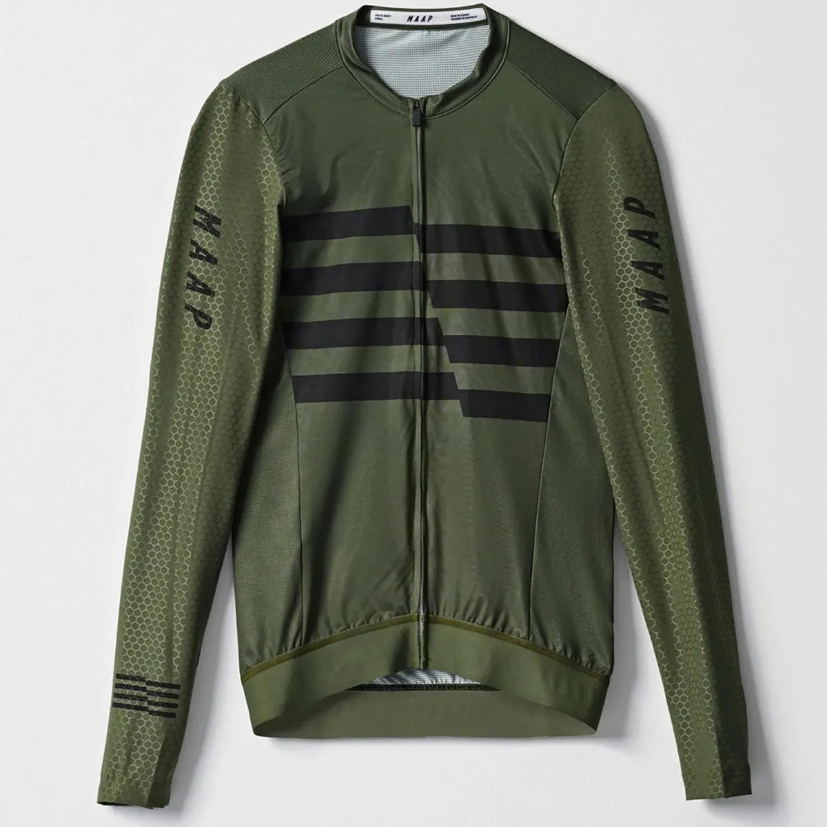 Maap Emblem Pro Hex long sleeve jersey - Green, Maap Long Sleeve Jersey
