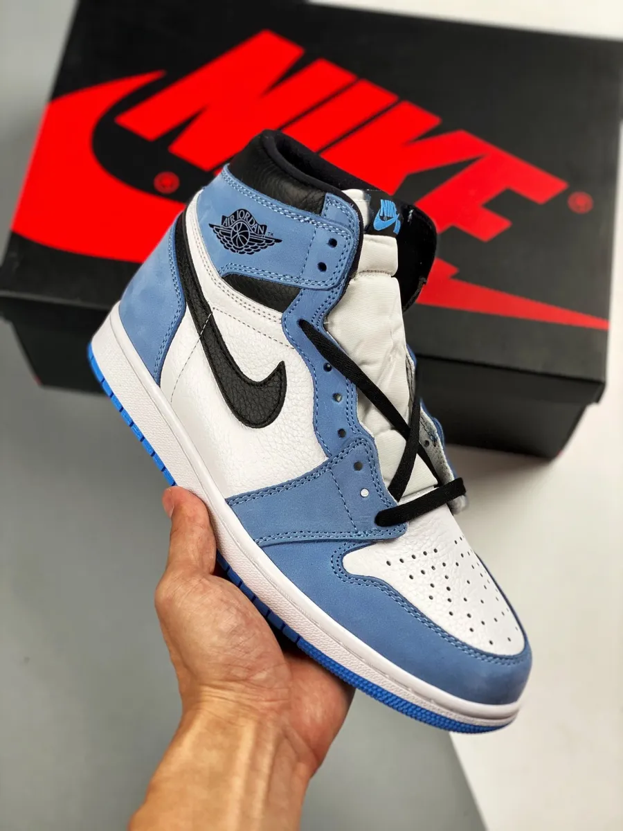 Air Jordan 1 High OG White/University Blue-Black #jordan 1 univerity