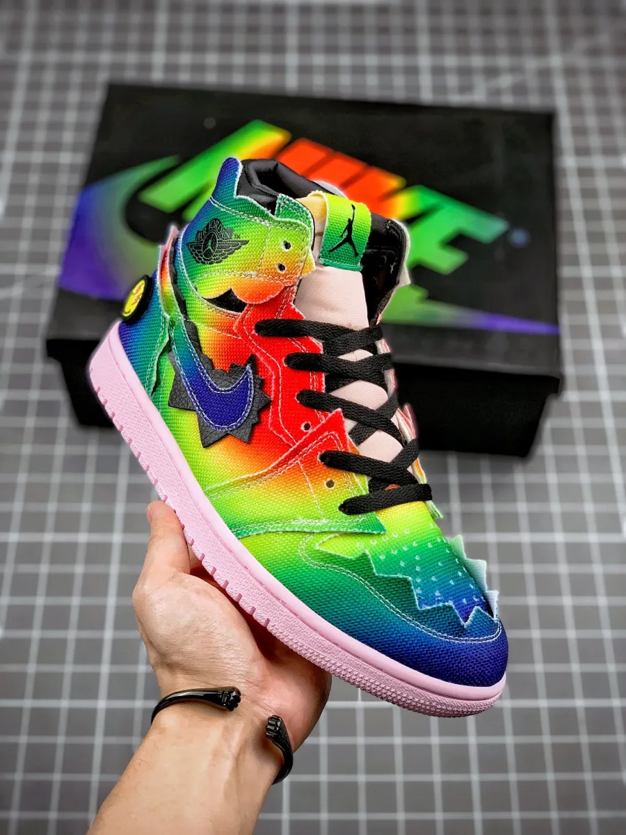 J Balvin x Jordan 1 High OG Multi DC3481-900 nike jbalvin