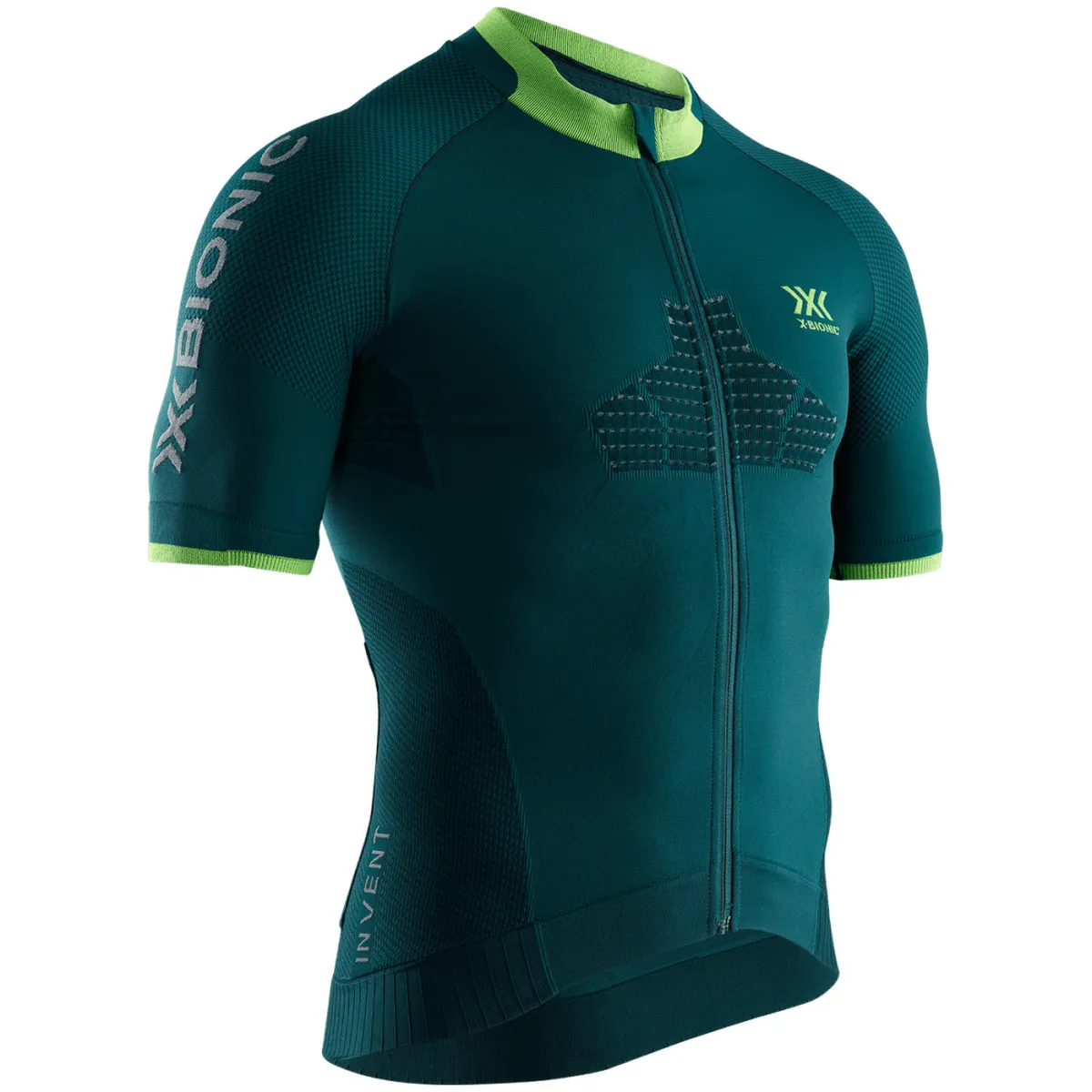 X-Bionic Invent 4.0 Bike Zip Jersey - Green Online