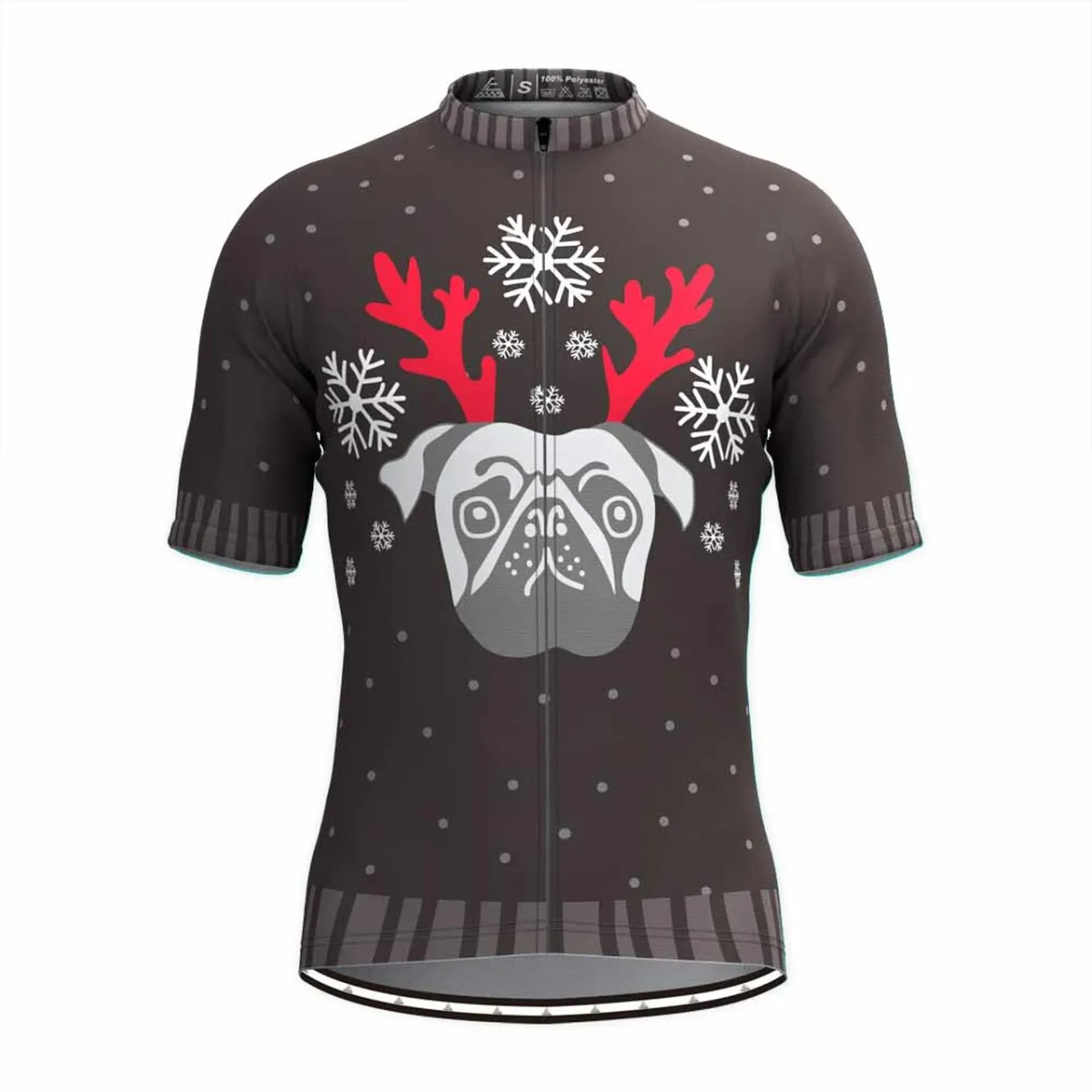 Pug Face Ugly Christmas Sweater Cycling Jersey New Releases
