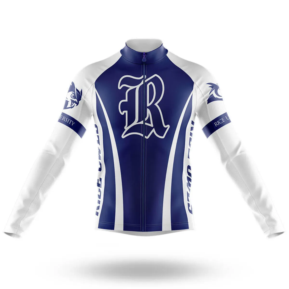 Rice University Long Sleeve Cycling Jersey Only Brand New